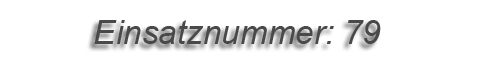 Einsatznummer: 79 Einsatznummer: 79